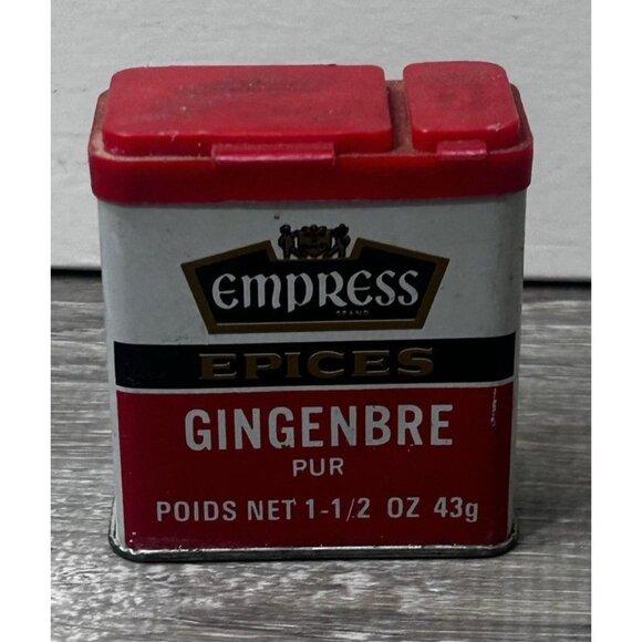 Vintage Empress Spices Tin Containers Empress Food LTD Vancouver Canada - Picture 2 of 7